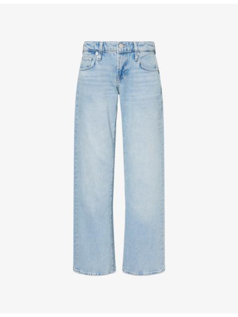 7 For All Mankind Low Straight Denim Jeans
