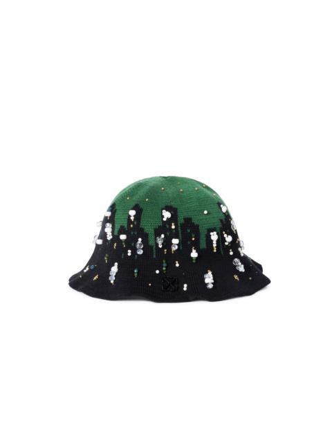 Off-White Palaces Crochet Bucket Hat