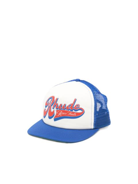 logo-detail trucker cap