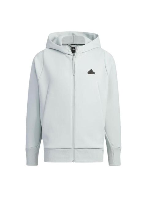 adidas Sportswear Z.N.E. Fleece Jackets 'White' IQ1378