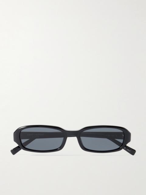 SAINT LAURENT Erin Oval-Frame Acetate Sunglasses