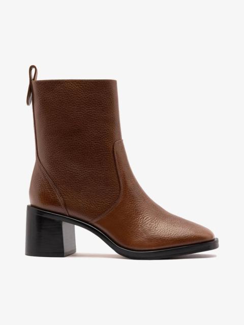 Larroudé Mini Ricky Boot Burnt Umber Leather