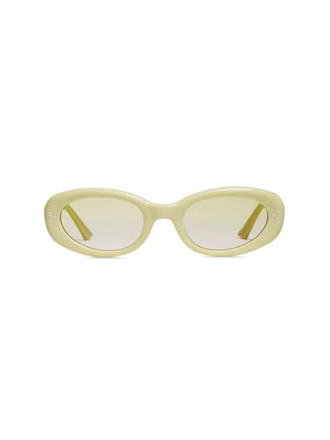 GENTLE MONSTER tonal-design oval-frame sunglasses
