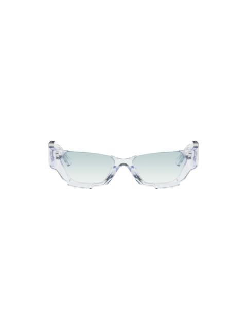 FENG CHEN WANG SSENSE Exclusive Transparent Deconstructed Sunglasses