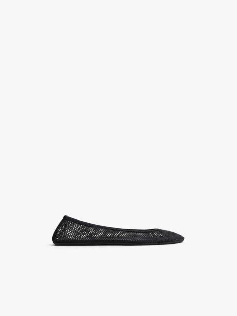 Alaïa LOW VAMP BALLET FLATS IN FISHNET