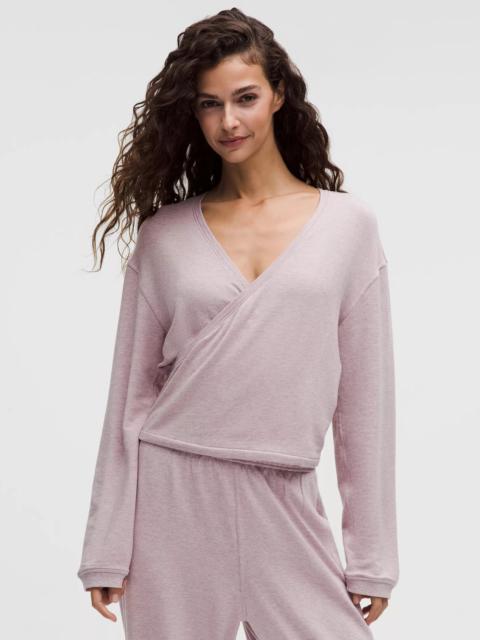 lululemon BeCalm Wrap-Front Long-Sleeve Shirt