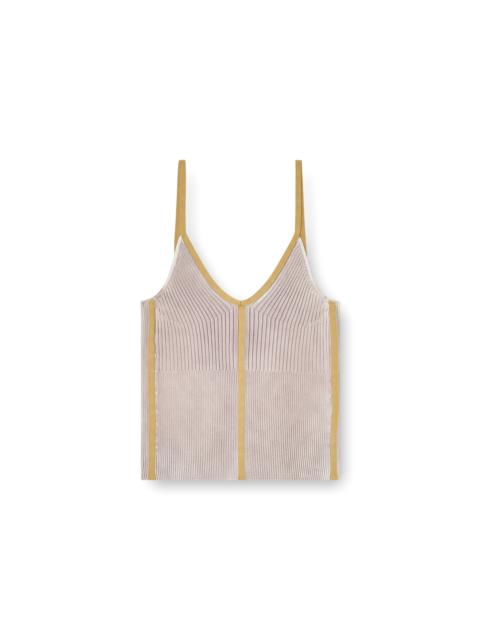 Diesel RIB-KNIT CAMI TOP WITH CONTRAST BANDS