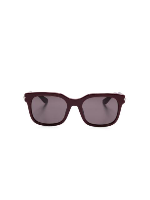Alexander McQueen T-bar rectangular sunglasses