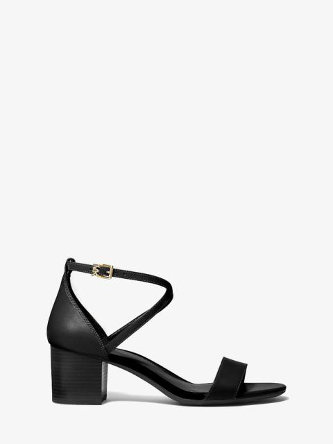 MICHAEL KORS Serena Flex Leather Sandal