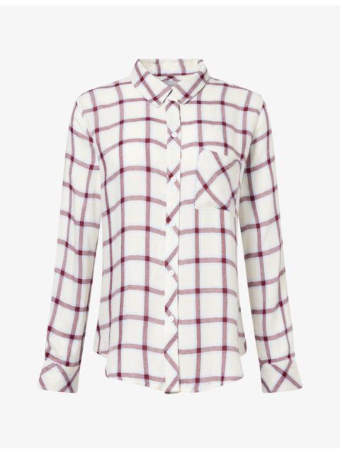 Rails Hunter Check-Print Wovem Shirt