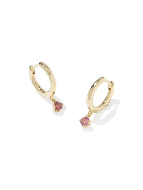 KENDRA SCOTT Maisie 18k Gold Vermeil October Huggie Earrings