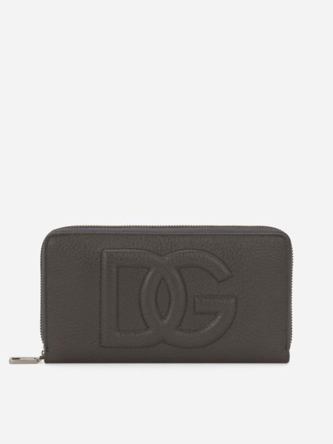 Dolce & Gabbana Zip-around DG Logo wallet