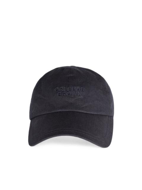 ORLEBAR BROWN Barney embroidered linen baseball cap