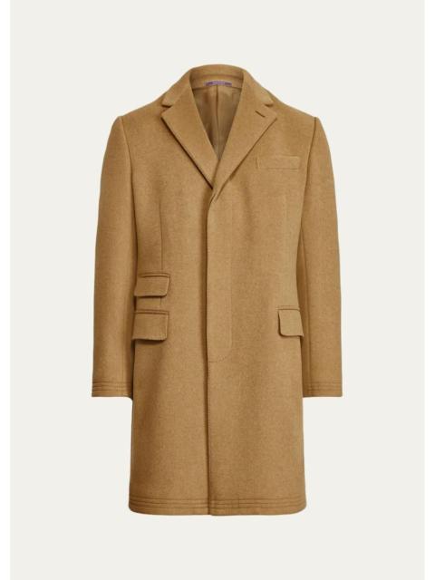 Ralph Lauren Men's Kent Hand-Tailored Wool-Blend Top Coat