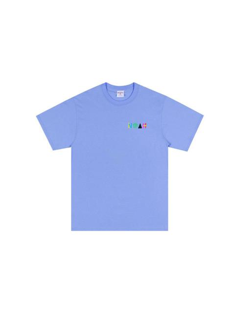 Noah NOAH NYC More Core Tee Multicolor Logo Printing Short Sleeve Unisex Blue T7SS20PWK