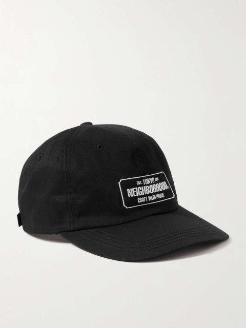 Logo-Embroidered Cotton-Canvas Cap