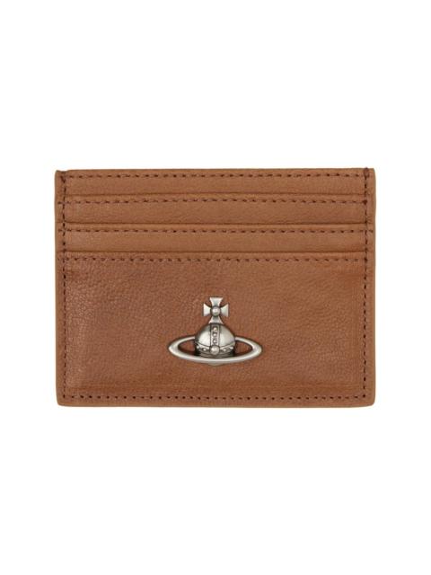 Vivienne Westwood Brown Flat Card Holder