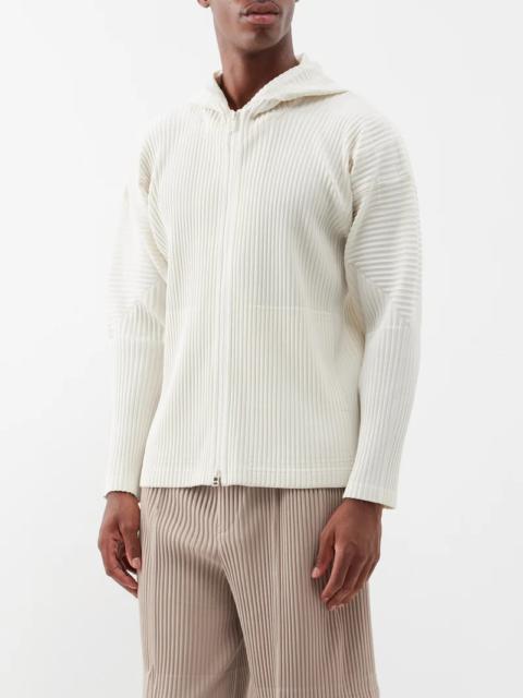 ISSEY MIYAKE Technical-pleated hoodie