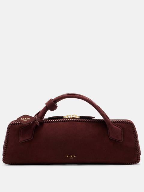 Alaïa Le Teckel Small suede clutch