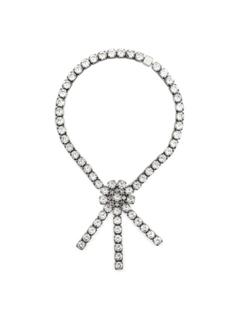 crystal-embellished necklace