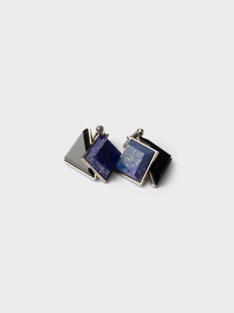 Prada Metal and semi-precious stone cufflinks