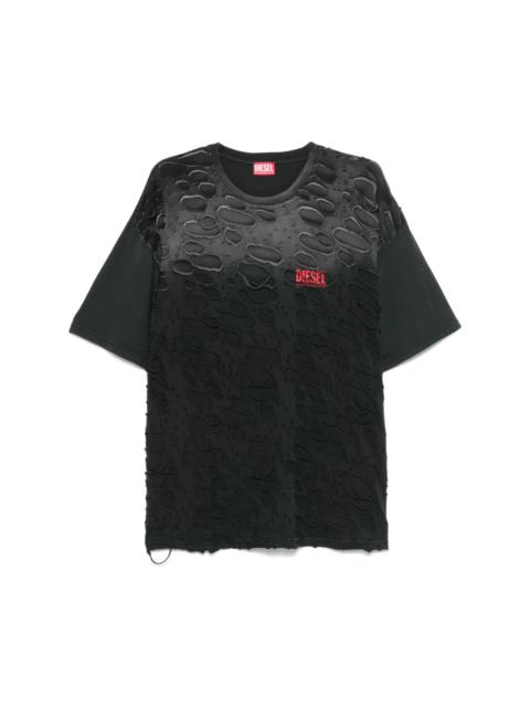 Diesel ripped T-shirt