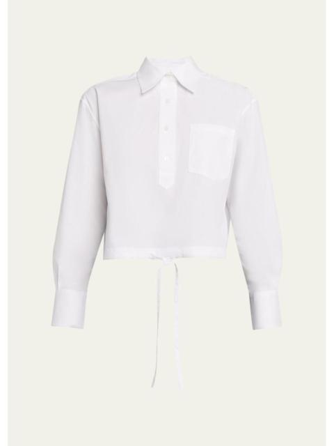 WE-AR4 The CC Cropped Cotton Shirt