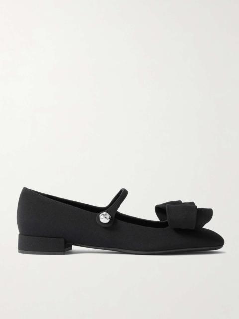 Valentino Bowjane 20 silk-crepe Mary Jane pumps