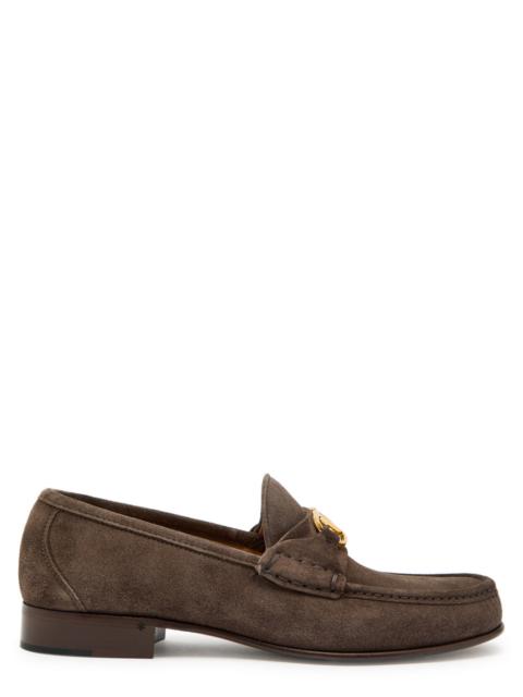 Valentino Valentino Garavani Signature Vlogo Suede Loafer