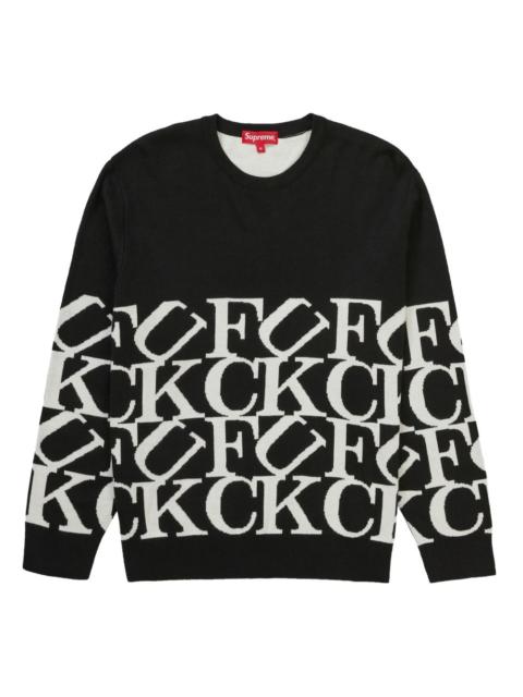 Supreme Fuck All sweater