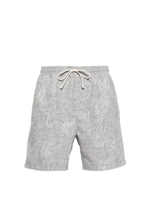 Brunello Cucinelli bandana-print swim shorts