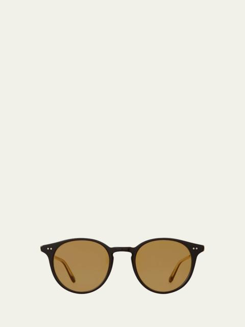 Garrett Leight Men's Clune Sun Round Sunglasses
