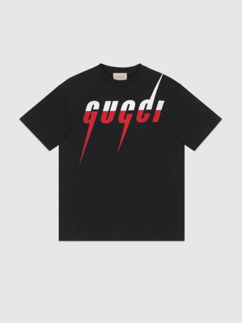 T-shirt with Gucci Blade print