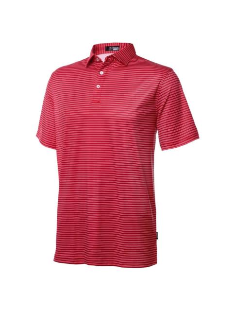 Mizuno Men's Pro Polo, Double Stripe/Red