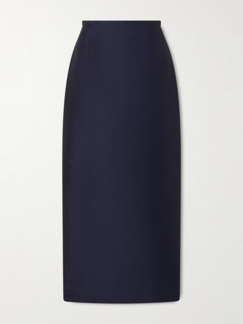 BERNADETTE Norma Taffeta Maxi Skirt
