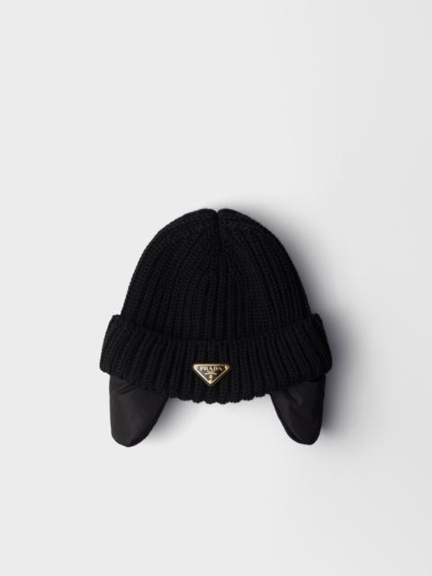 Prada Re-Nylon and knit cap