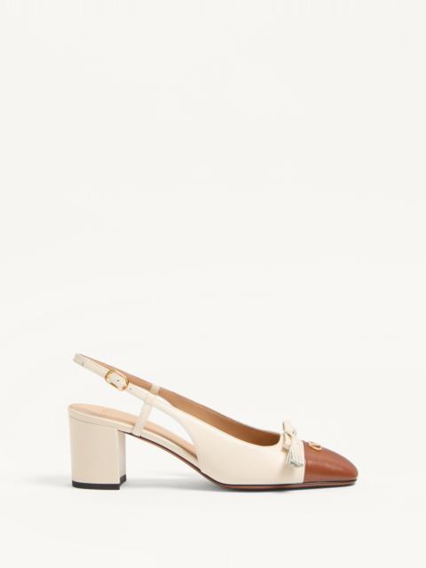 Valentino VALET DU ROI KIDSKIN SLINGBACK PUMPS 60MM