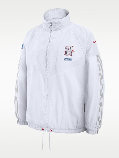 Nike Houston Texans Rivalries Collection Women's Nike NFL Oversized Full-Zip Jacket