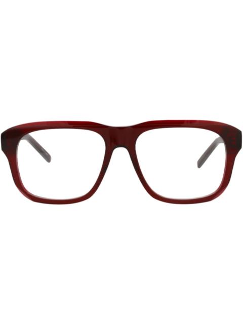 Givenchy Givenchy Square-Frame Acetate Optical Frames Bordeaux Bordeaux Transparent (GV50053I-54-069)