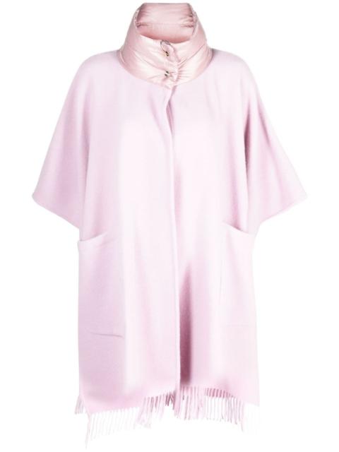 Herno panelled wool cape