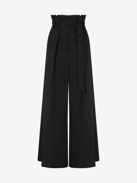 Moschino COTTON CANVAS OVERSIZED TROUSERS