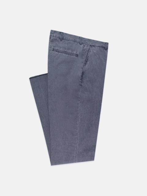 J. PRESS NAVY WASHED CANVAS CAPE COD PANT