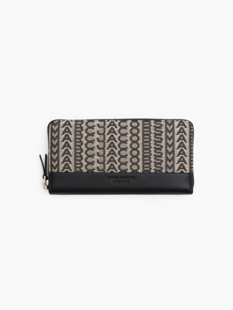 Marc Jacobs THE MONOGRAM JACQUARD CONTINENTAL WALLET