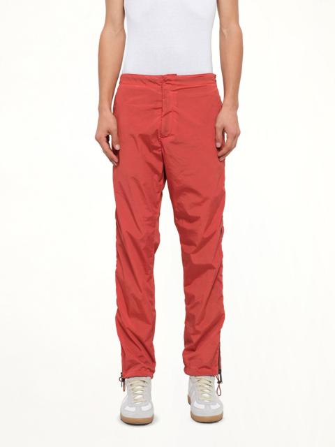 Heron Preston Side Zip Pants in Red