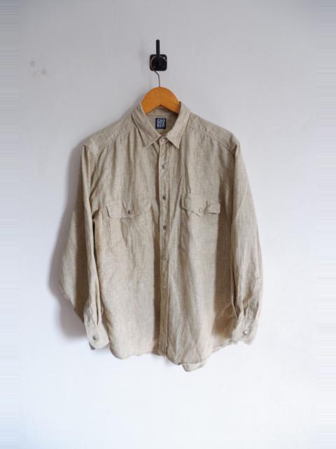 Other Designers Japanese Brand × Vintage - Vintage GROBER Japan - Silver Button Linen shirts