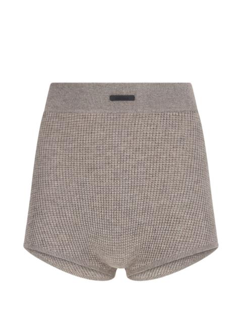 ESSENTIALS waffle-knit shorts