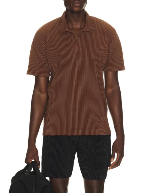 ISSEY MIYAKE Color Pleats 2 Polo Shirt