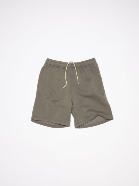 Acne Studios Cotton shorts - Mud grey