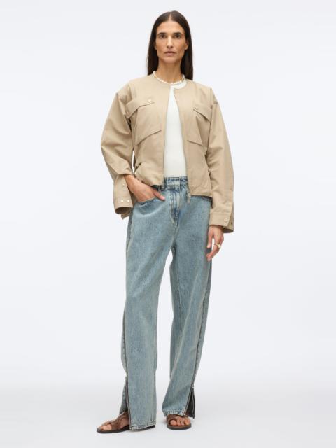 3.1 Phillip Lim Cargo Jacket with Flounce Hem