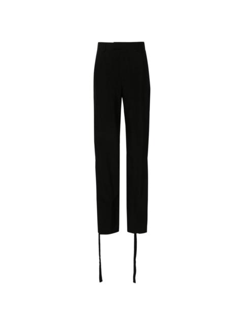 panelled-design trousers